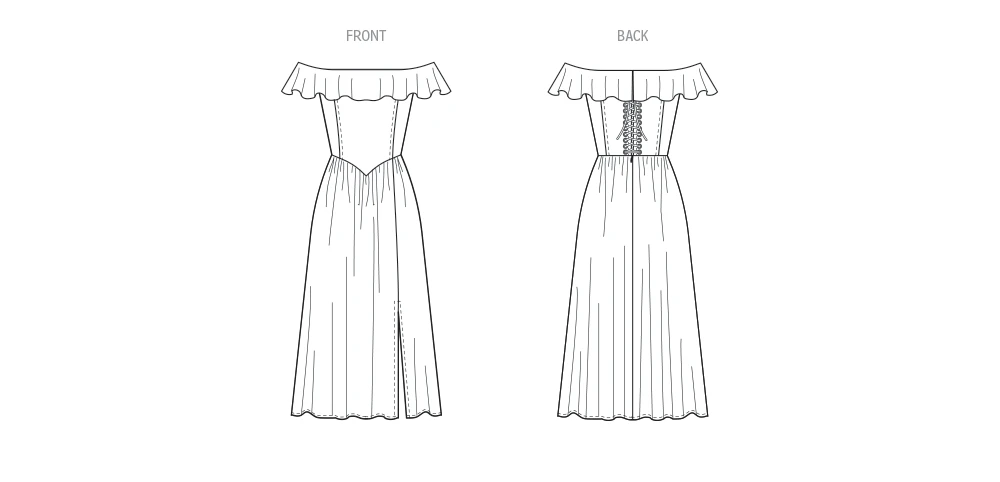 McCall's Sewing Pattern Misses' Dress by Brandi Joan 5 McCall's Sewing Pattern Misses' Dress by Brandi Joan