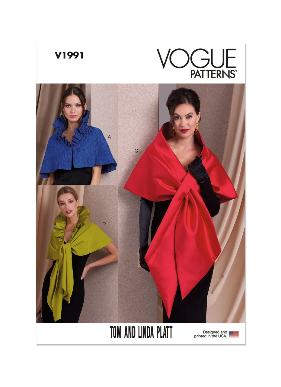 Vogue Patterns Misses' Wraps by Tom & Linda Platt (PDF)