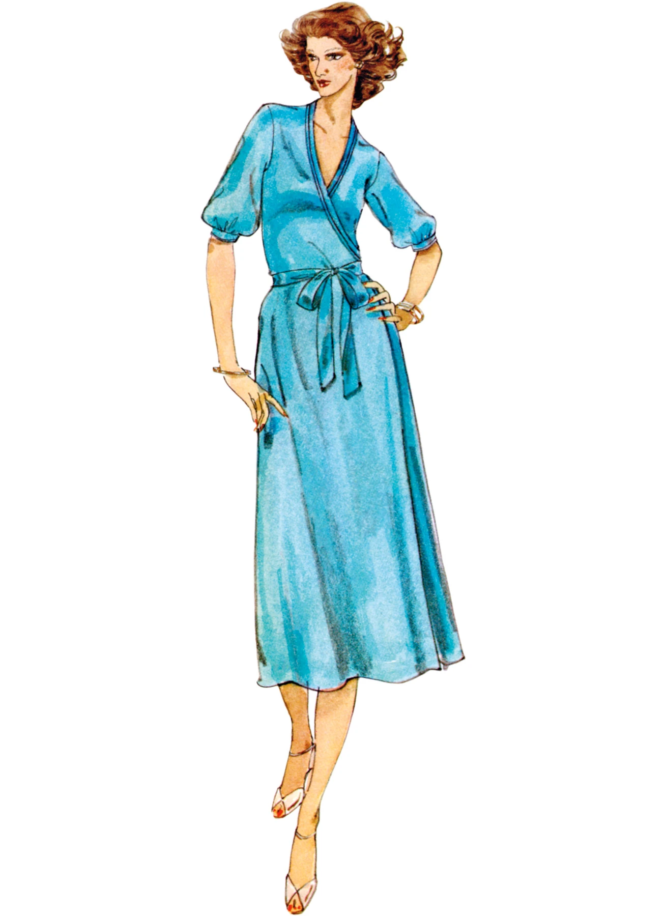 Vogue Patterns 1970s Misses' Wrap Dress by Diane Von Furstenberg (PDF) 3 Vogue Patterns 1970s Misses' Wrap Dress by Diane Von Furstenberg (PDF)
