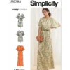 Simplicity Sewing Pattern Misses' Dresses (PDF)