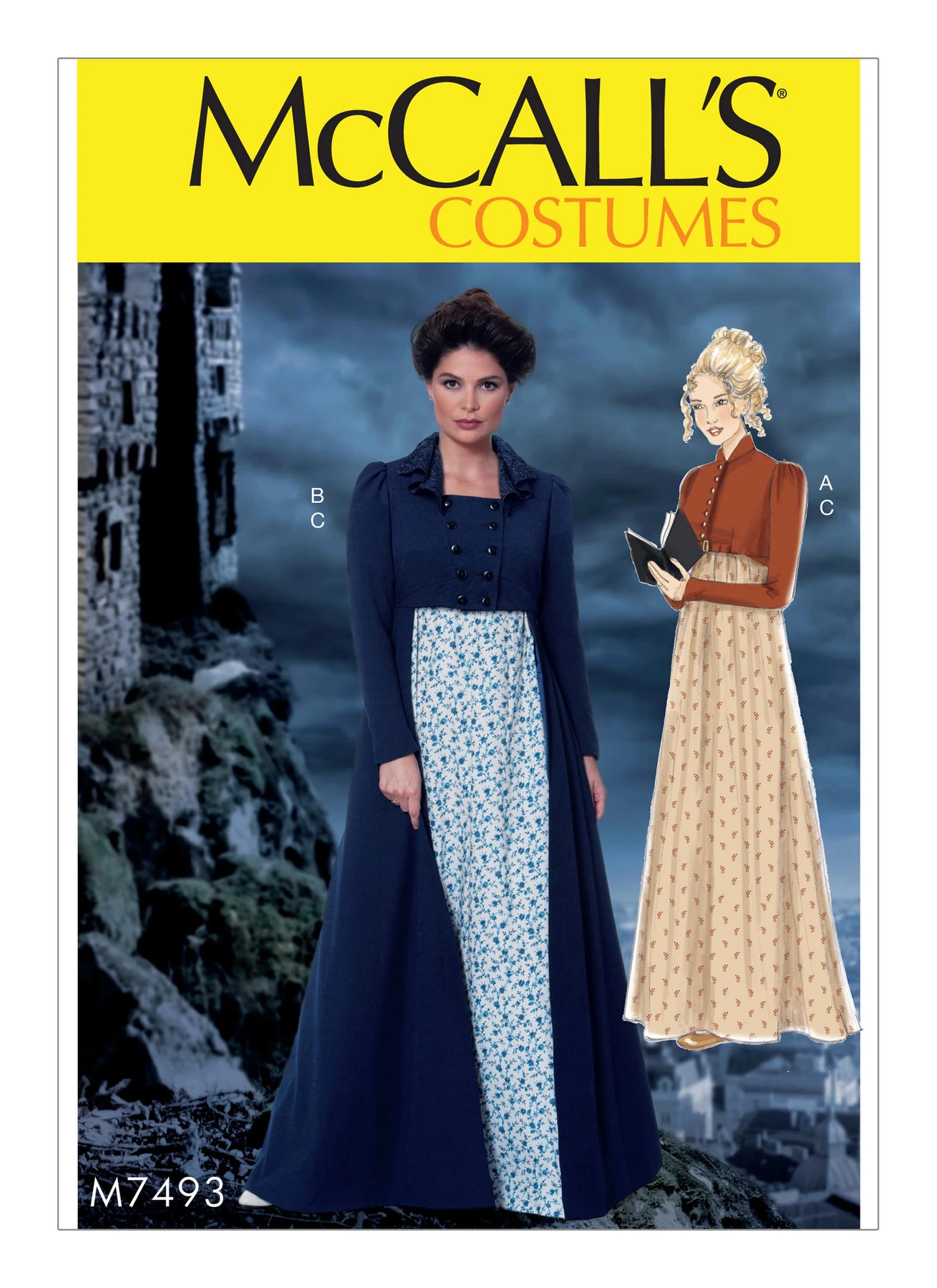 McCall's Sewing Pattern Cropped Jacket, Floor-Length Coat and A-Line, Square-Neck Dress 1 McCall's Sewing Pattern Cropped Jacket, Floor-Length Coat and A-Line, Square-Neck Dress