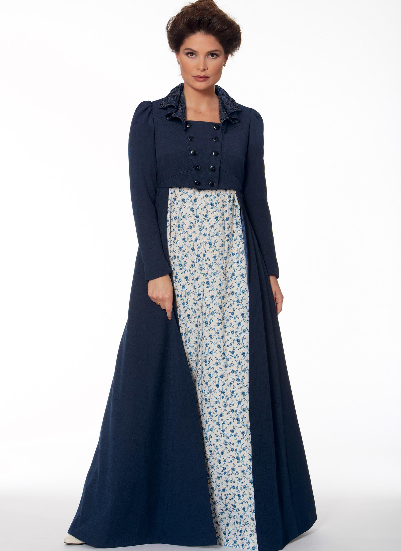 McCall's Sewing Pattern Cropped Jacket, Floor-Length Coat and A-Line, Square-Neck Dress 2 McCall's Sewing Pattern Cropped Jacket, Floor-Length Coat and A-Line, Square-Neck Dress