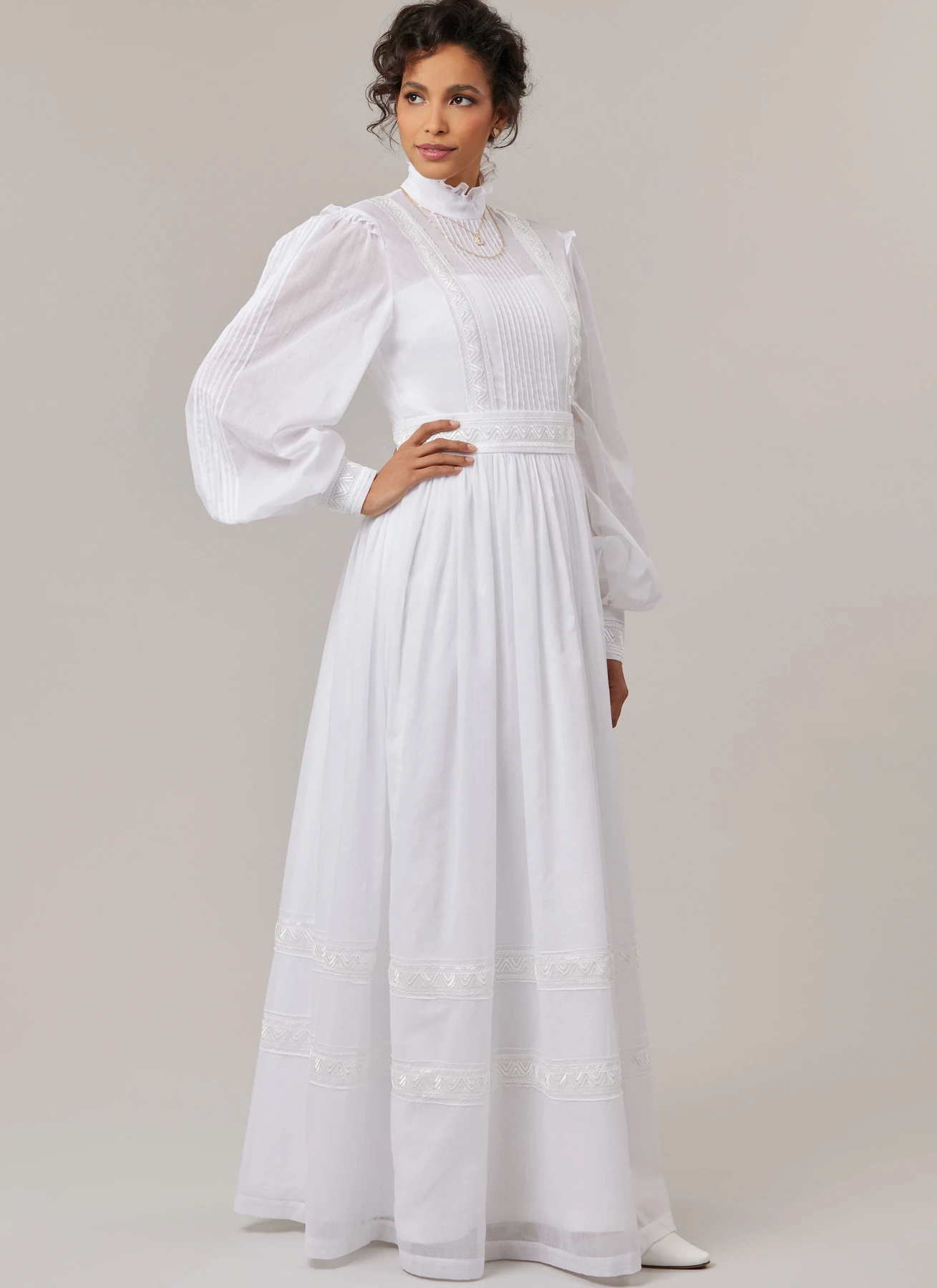 McCall's Sewing Pattern 1980s Misses' Gown, Slip and Sash by Laura Ashley 2 McCall's Sewing Pattern 1980s Misses' Gown, Slip and Sash by Laura Ashley