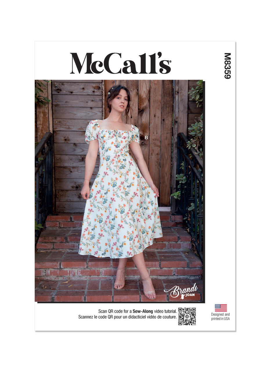 McCall's Sewing Pattern Misses' Top and Dress by Brandi Joan (PDF) 1 McCall's Sewing Pattern Misses' Top and Dress by Brandi Joan (PDF)