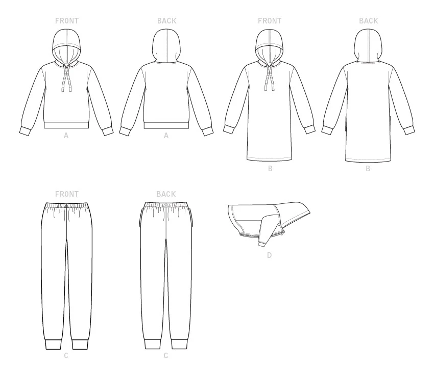 McCall's Sewing Pattern Misses' Top, Dress, Pants and Dog Coat (PDF) 8 McCall's Sewing Pattern Misses' Top, Dress, Pants and Dog Coat (PDF)