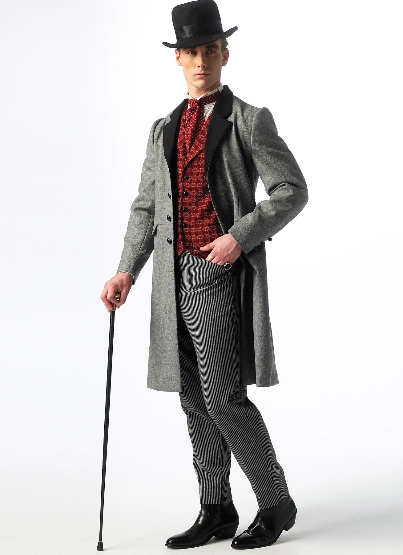 McCall's Sewing Pattern Notch Collar Coat, Vest, Pants and Tie 2 McCall's Sewing Pattern Notch Collar Coat, Vest, Pants and Tie