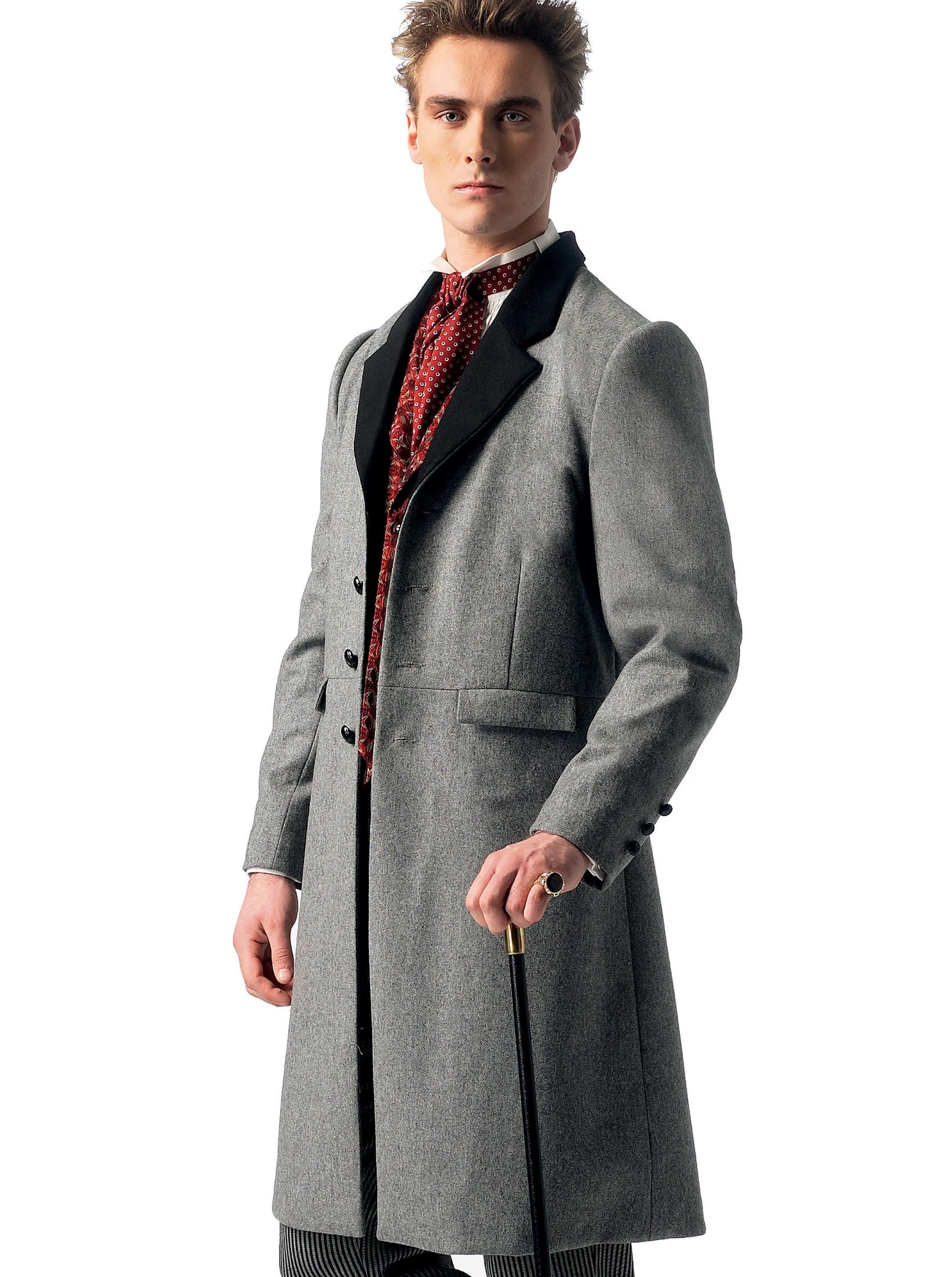 McCall's Sewing Pattern Notch Collar Coat, Vest, Pants and Tie 4 McCall's Sewing Pattern Notch Collar Coat, Vest, Pants and Tie