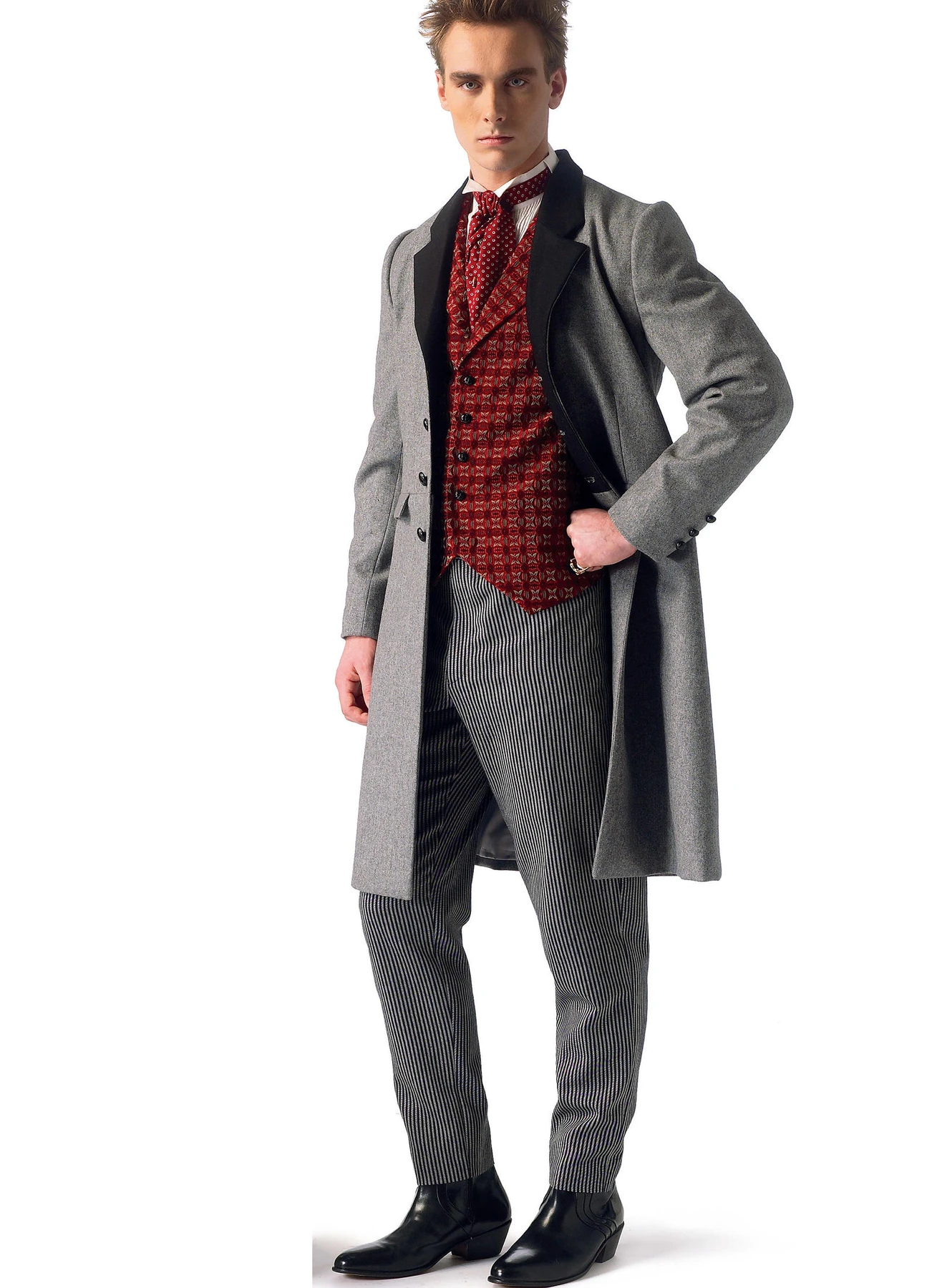 McCall's Sewing Pattern Notch Collar Coat, Vest, Pants and Tie 5 McCall's Sewing Pattern Notch Collar Coat, Vest, Pants and Tie