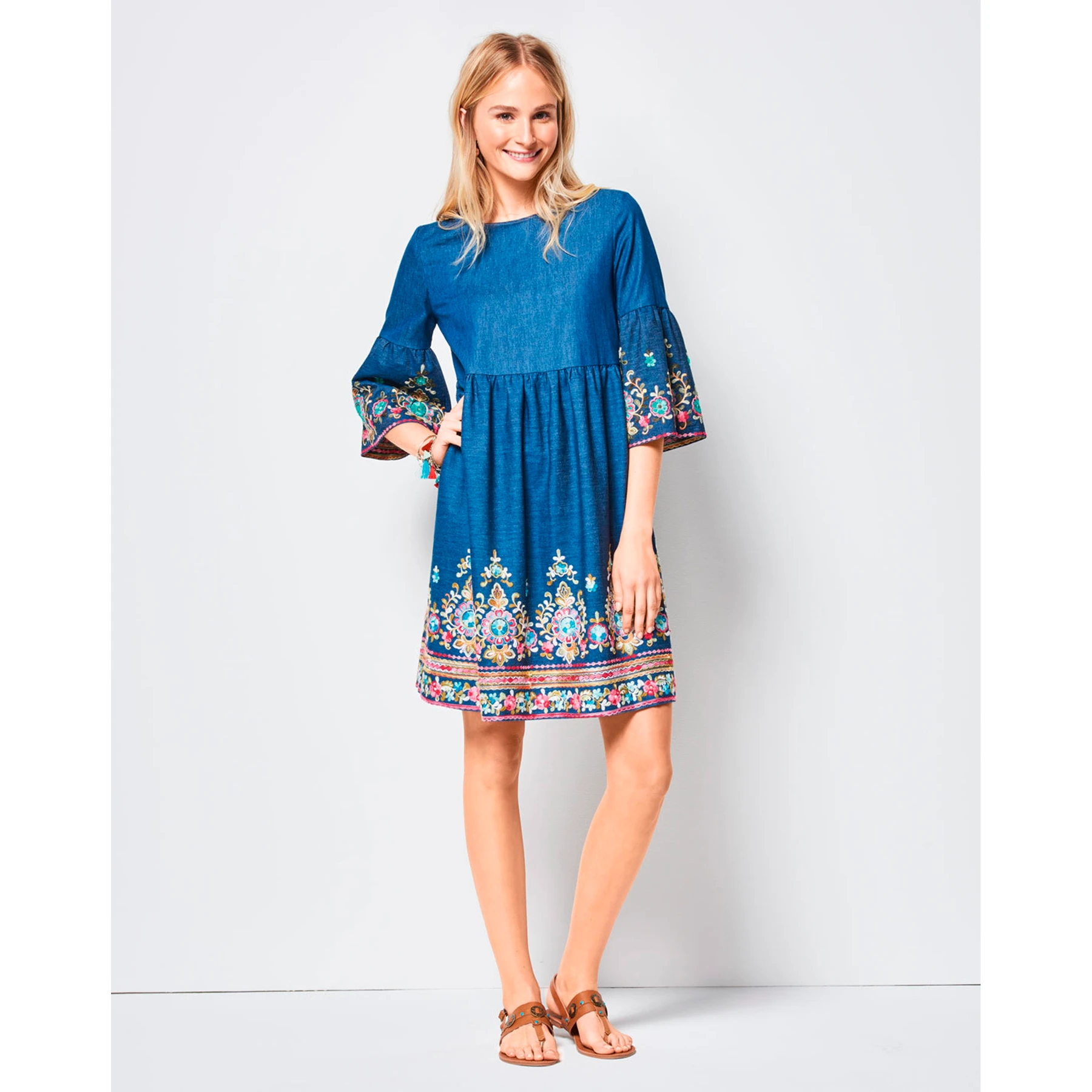 Burda Style Sewing Pattern Misses' Swing Dress with Sleeve Variations 2 Burda Style Sewing Pattern Misses' Swing Dress with Sleeve Variations