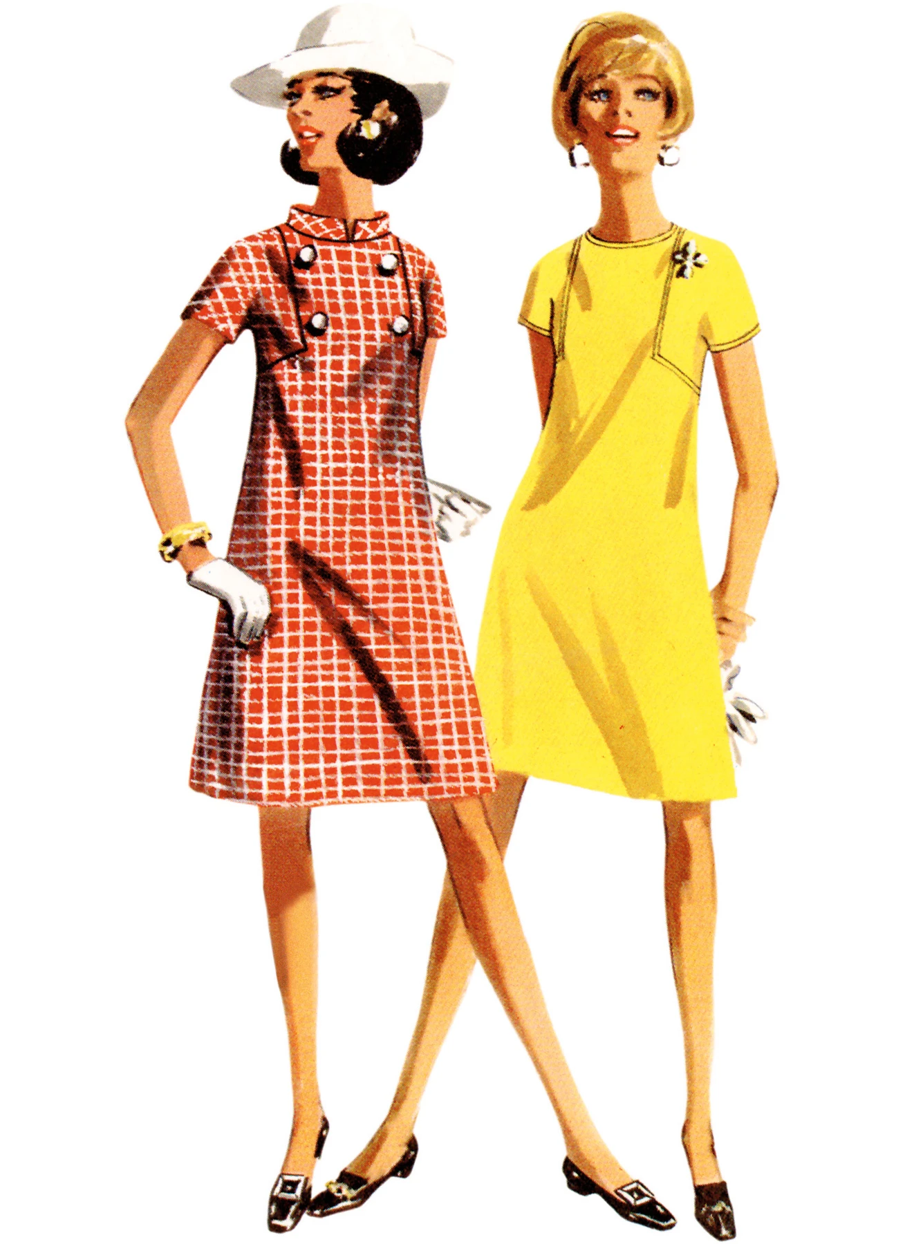 Butterick Sewing Pattern 1960s Misses' Dresses (PDF) 2 Butterick Sewing Pattern 1960s Misses' Dresses (PDF)