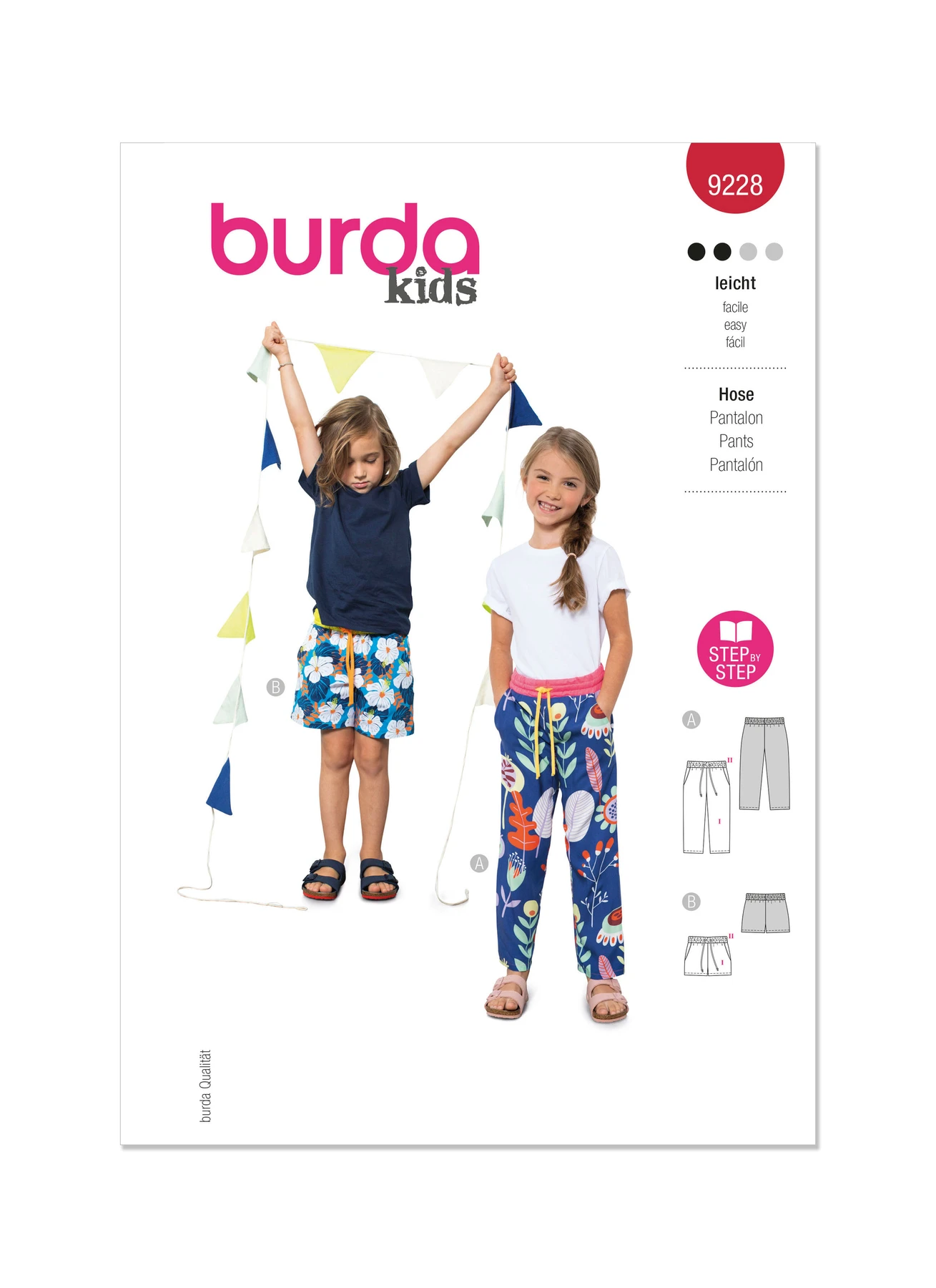 Burda Style Sewing Pattern 9228 Children's Pants 1 Burda Style Sewing Pattern 9228 Children's Pants