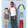 McCall's Sewing Pattern Children's/Boys' Raglan Sleeve Tops, Tank Top, Cargo Shorts and Pants 15 McCall's Sewing Pattern Children's/Boys' Raglan Sleeve Tops, Tank Top, Cargo Shorts and Pants