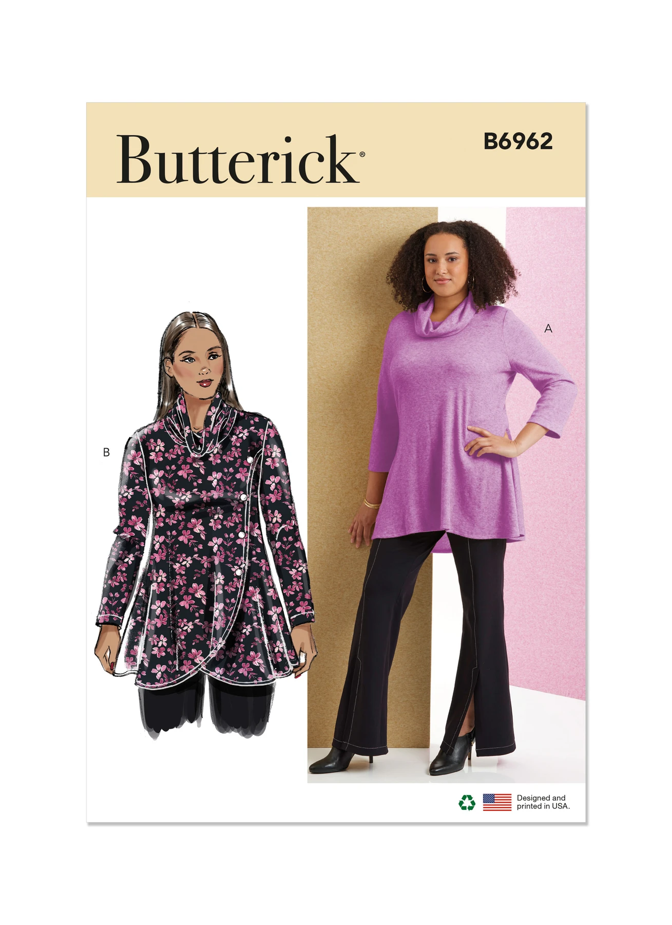 Butterick Sewing Pattern Women's Knit Tops (PDF) 1 Butterick Sewing Pattern Women's Knit Tops (PDF)