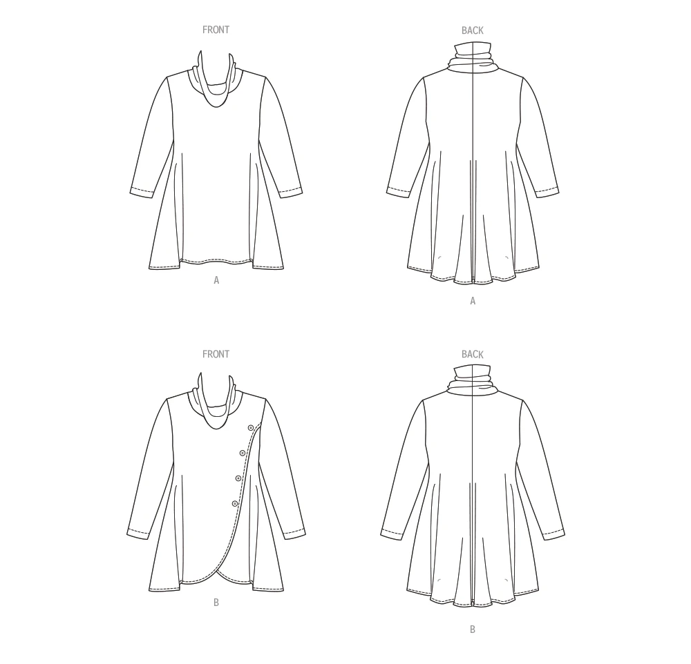 Butterick Sewing Pattern Women's Knit Tops (PDF) 7 Butterick Sewing Pattern Women's Knit Tops (PDF)