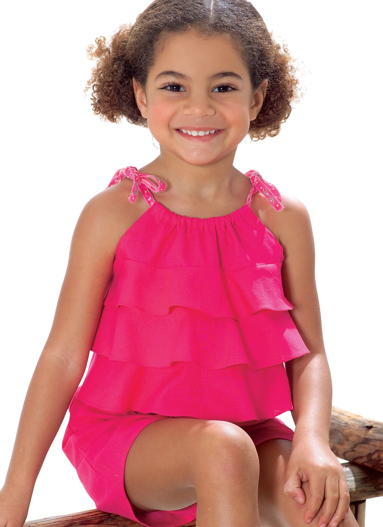 Butterick Sewing Pattern Children's/Girls' Sleeveless Tops, Skort and Shorts 3 Butterick Sewing Pattern Children's/Girls' Sleeveless Tops, Skort and Shorts