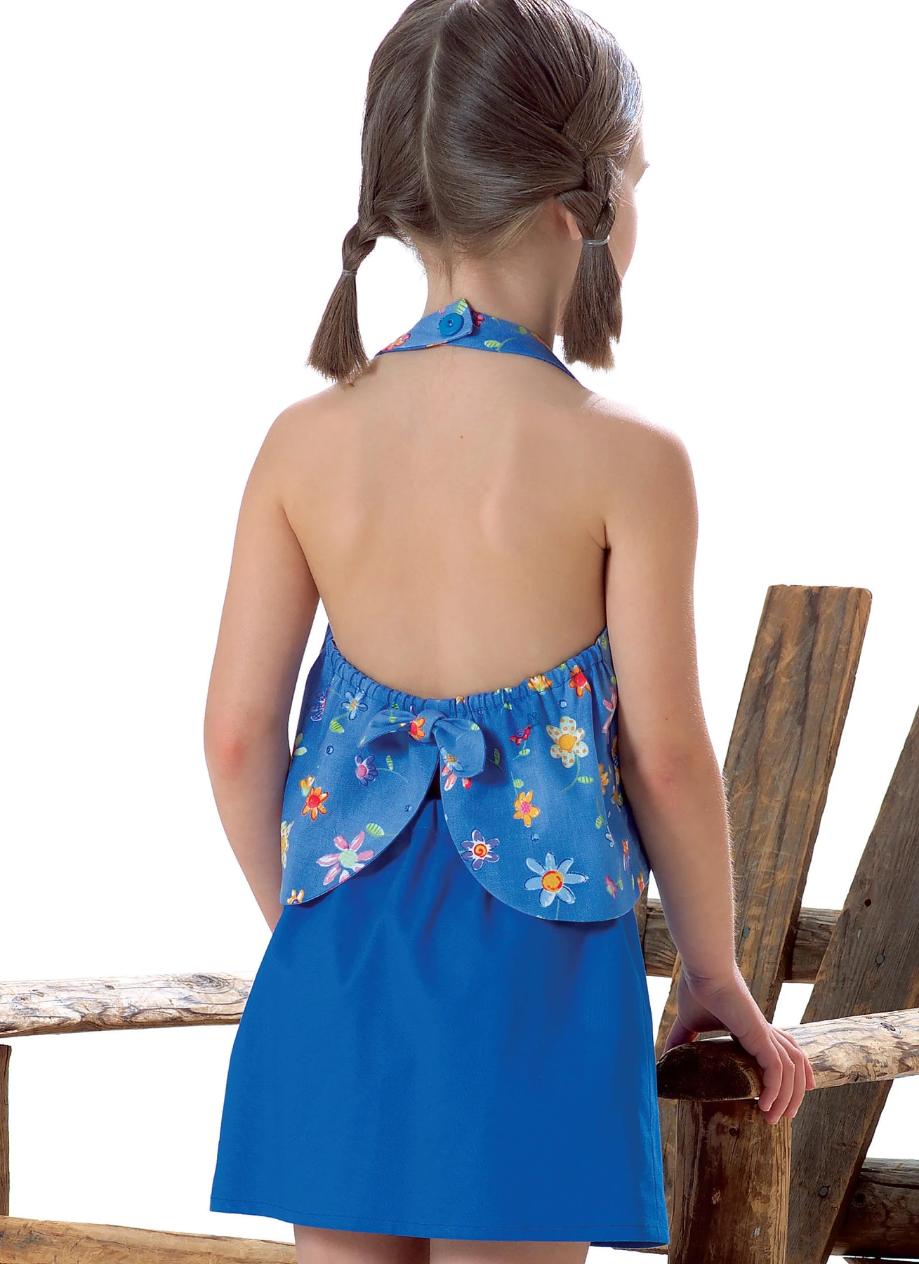 Butterick Sewing Pattern Children's/Girls' Sleeveless Tops, Skort and Shorts 4 Butterick Sewing Pattern Children's/Girls' Sleeveless Tops, Skort and Shorts