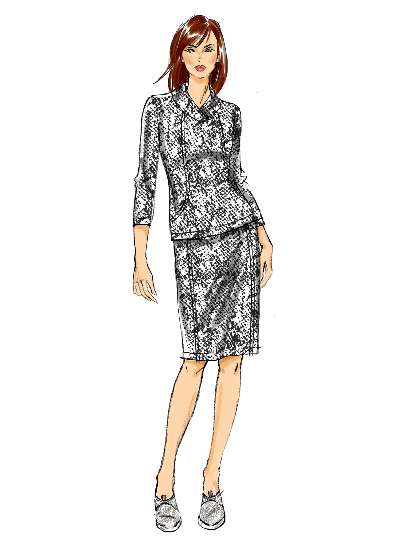 Butterick Sewing Pattern Misses' Knit Dress, Tops, Skirt and Pants (PDF) 3 Butterick Sewing Pattern Misses' Knit Dress, Tops, Skirt and Pants (PDF)