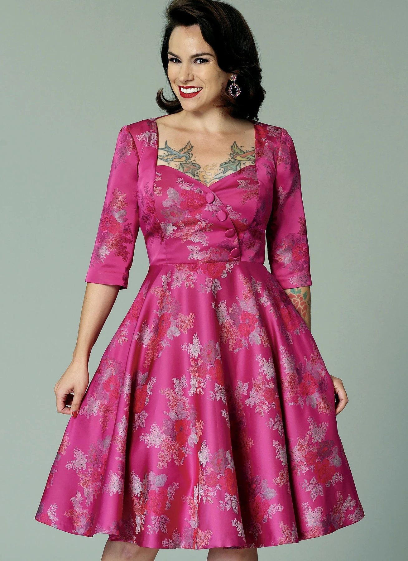 Butterick Sewing Pattern Misses' Sweetheart-Neckline, Full-Skirted Dress (PDF) 2 Butterick Sewing Pattern Misses' Sweetheart-Neckline, Full-Skirted Dress (PDF)