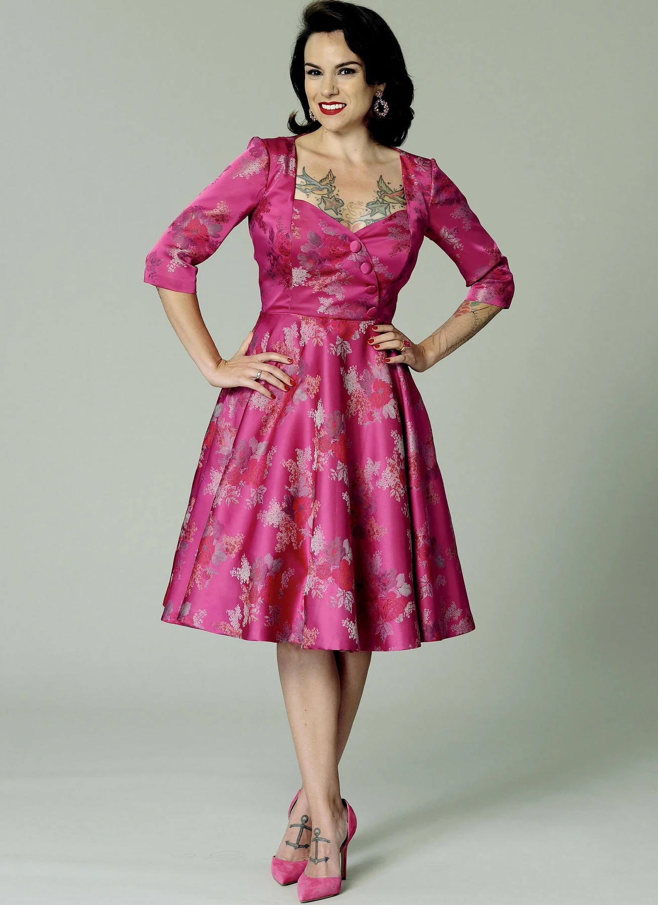 Butterick Sewing Pattern Misses' Sweetheart-Neckline, Full-Skirted Dress (PDF) 4 Butterick Sewing Pattern Misses' Sweetheart-Neckline, Full-Skirted Dress (PDF)
