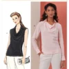 Butterick Sewing Pattern Misses' Cowl Neck Blouse with Sleeve Variations (PDF) 23 Butterick Sewing Pattern Misses' Cowl Neck Blouse with Sleeve Variations (PDF)
