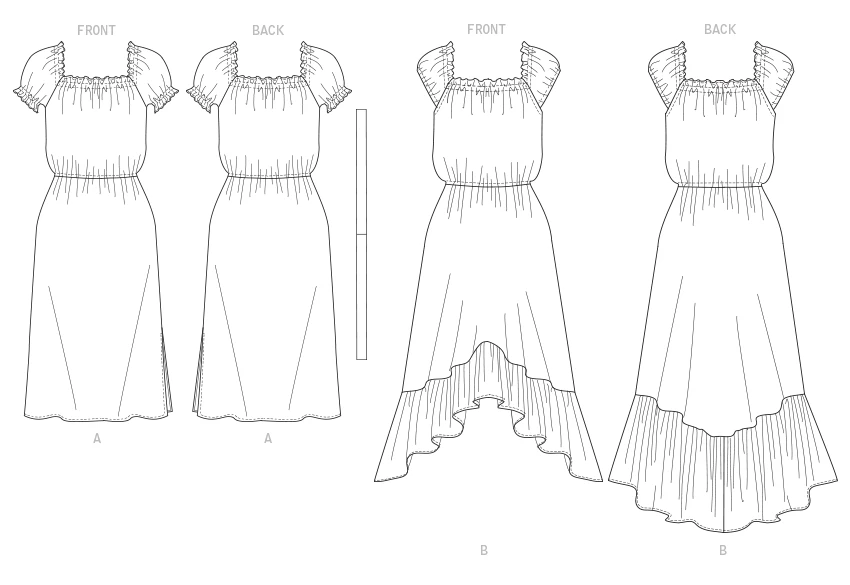 Butterick Sewing Pattern Misses' Dresses & Sash 8 Butterick Sewing Pattern Misses' Dresses & Sash