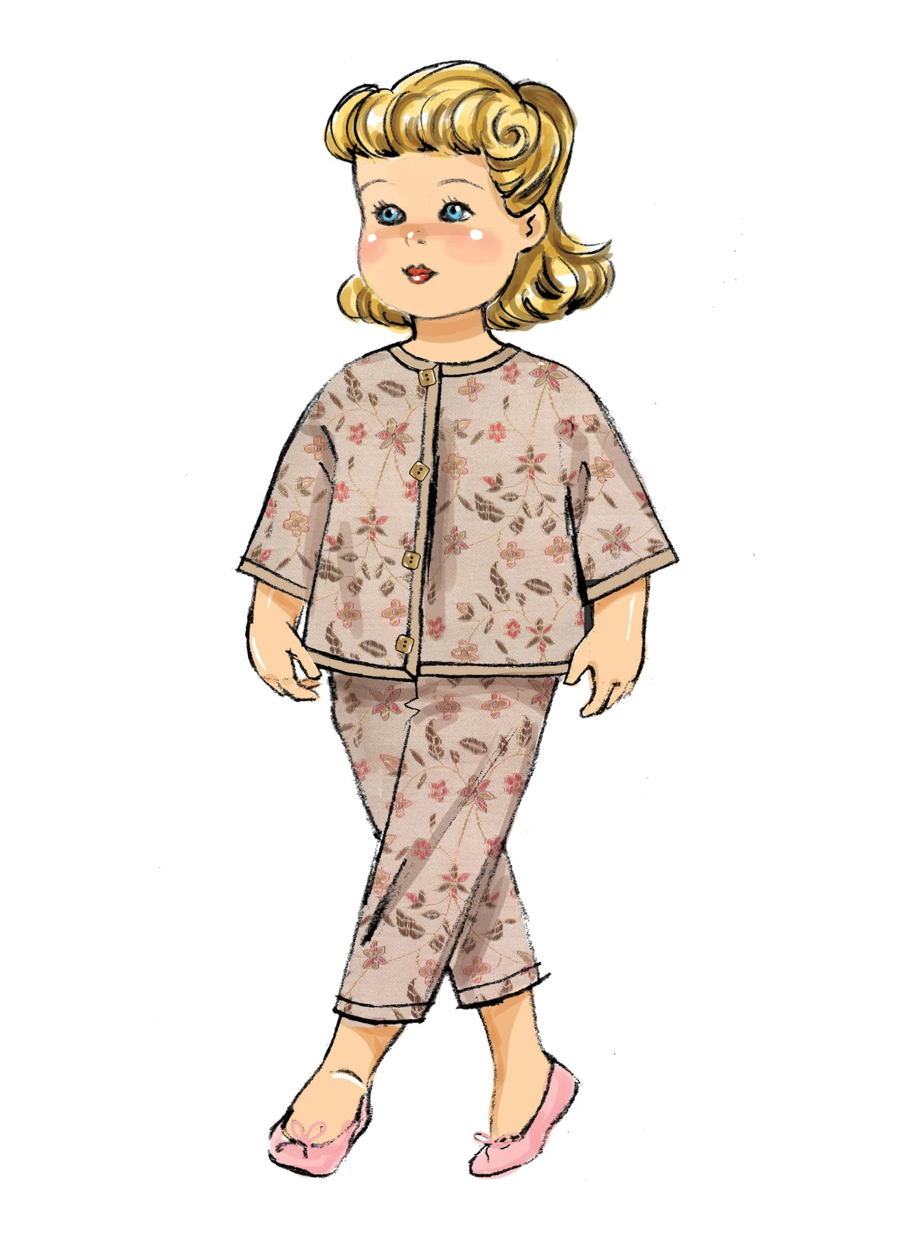 Butterick Sewing Pattern 1960s Clothes For 18" Doll 9 Butterick Sewing Pattern 1960s Clothes For 18" Doll