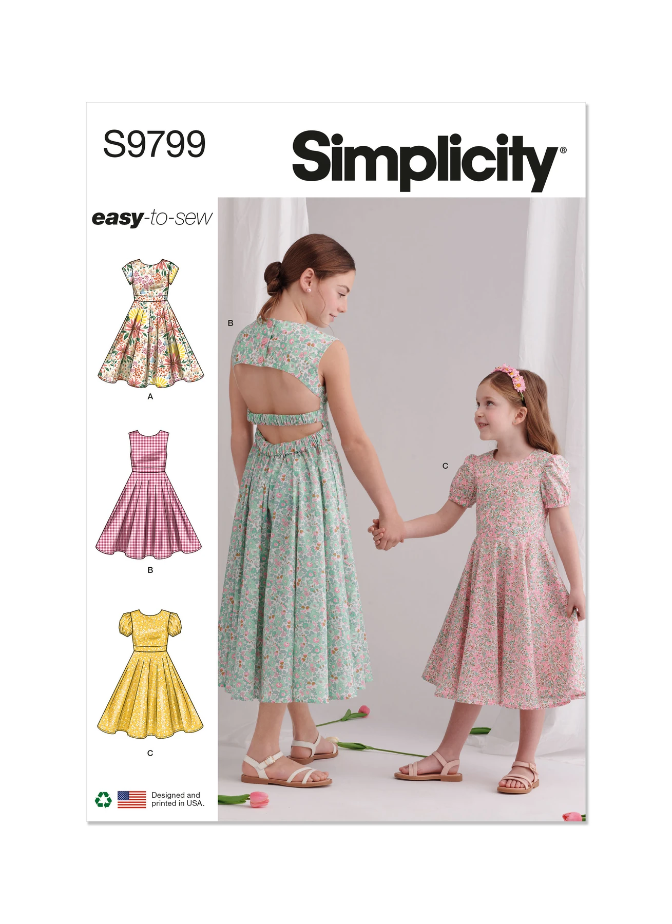 Simplicity Sewing Pattern Children's and Girls' Dresses 1 Simplicity Sewing Pattern Children's and Girls' Dresses