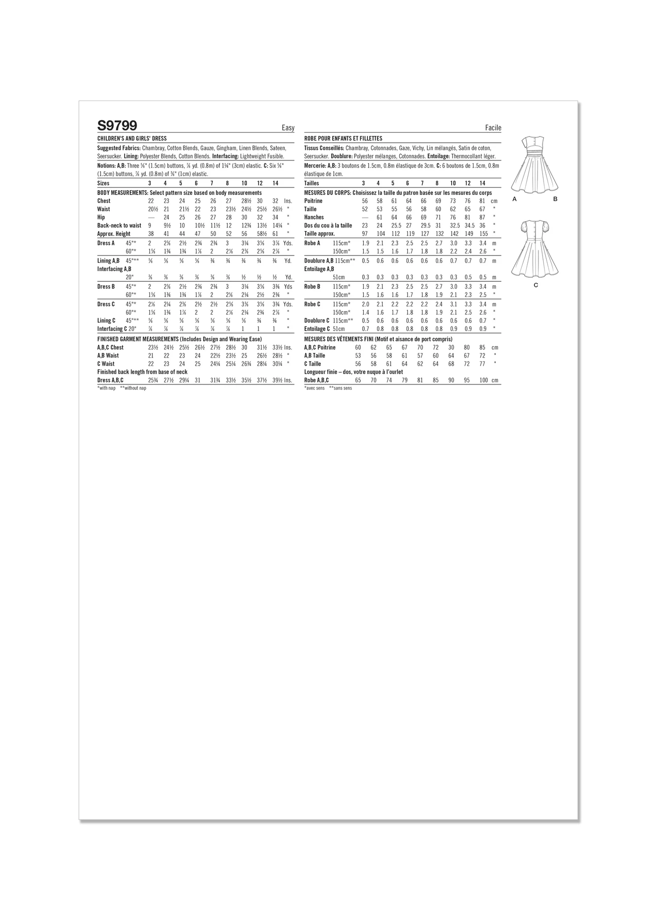 Simplicity Sewing Pattern Children's and Girls' Dresses 10 Simplicity Sewing Pattern Children's and Girls' Dresses