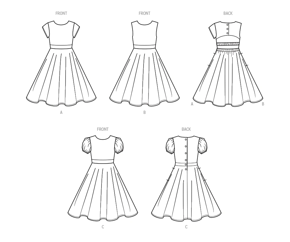 Simplicity Sewing Pattern Children's and Girls' Dresses 11 Simplicity Sewing Pattern Children's and Girls' Dresses
