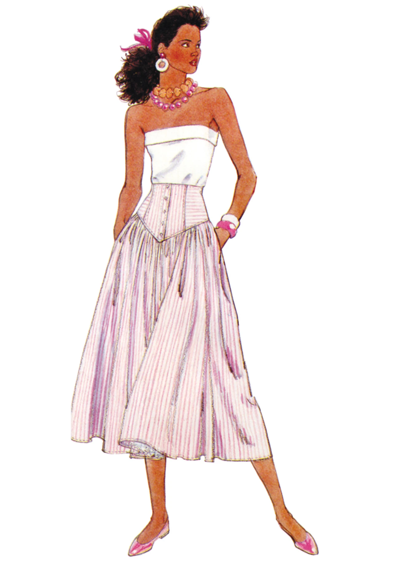 McCall's Sewing Pattern 1980s Misses' Skirts and Petticoat 2 McCall's Sewing Pattern 1980s Misses' Skirts and Petticoat