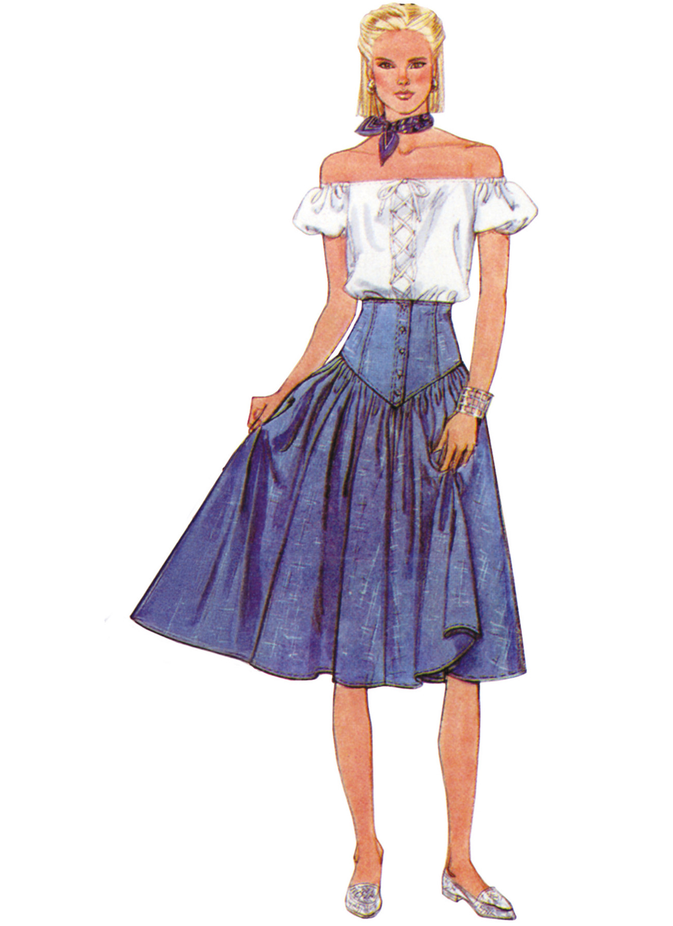 McCall's Sewing Pattern 1980s Misses' Skirts and Petticoat 3 McCall's Sewing Pattern 1980s Misses' Skirts and Petticoat