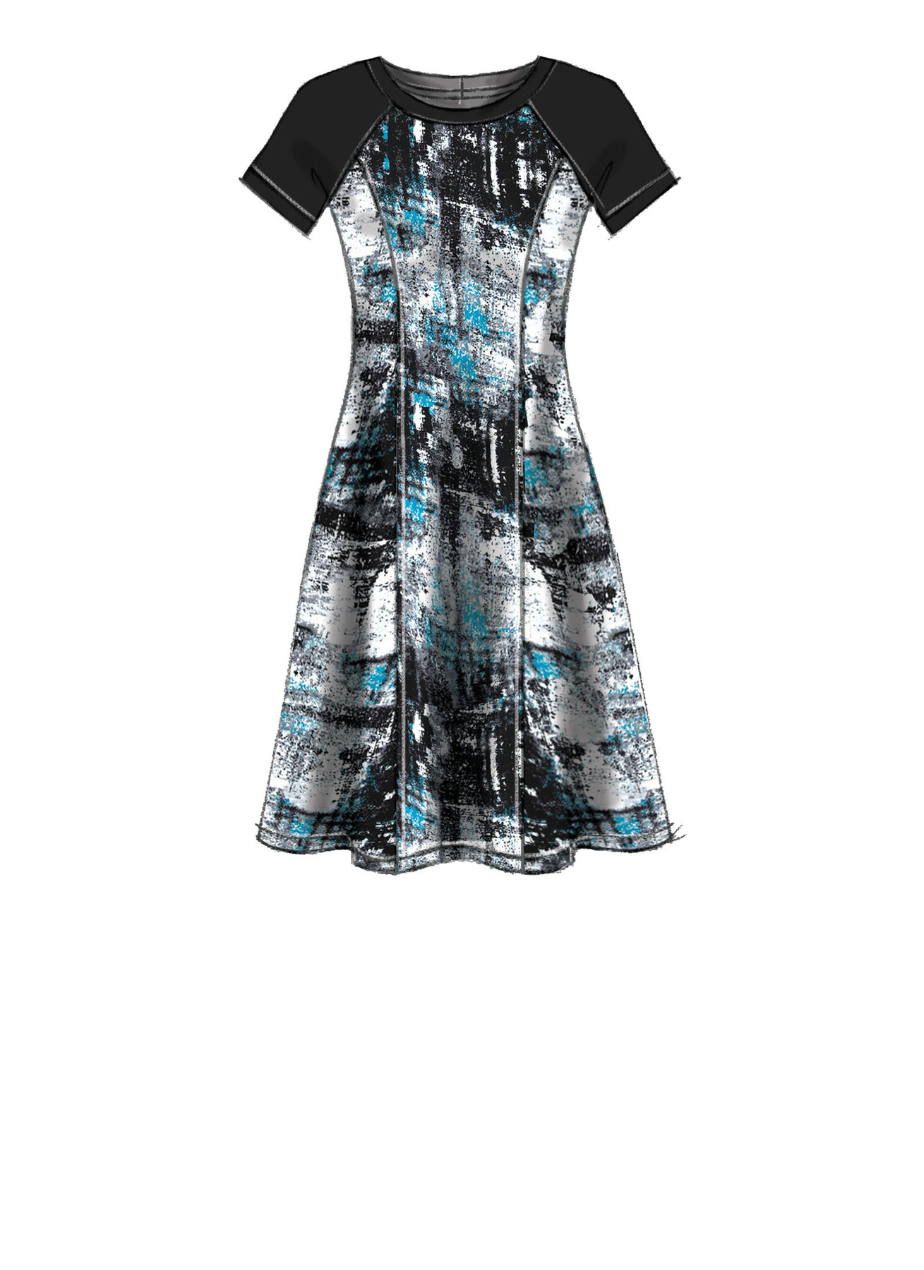 McCall's Sewing Pattern Misses'/Miss Petite Sleeveless or Raglan Sleeve, Fit and Flare Dresses 4 McCall's Sewing Pattern Misses'/Miss Petite Sleeveless or Raglan Sleeve, Fit and Flare Dresses