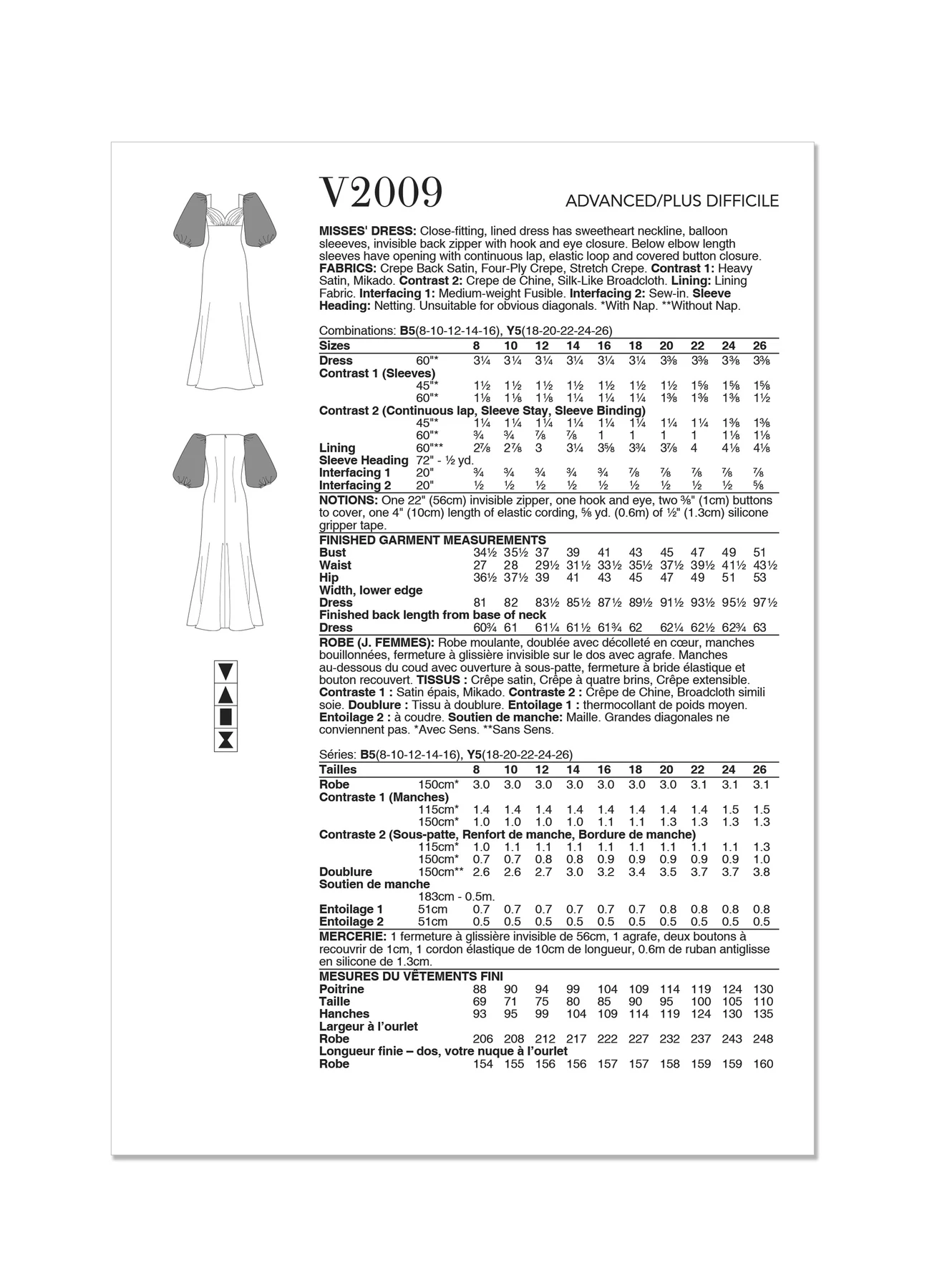 Vogue Patterns Misses' Dress by Badgley Mischka (PDF) 4 Vogue Patterns Misses' Dress by Badgley Mischka (PDF)