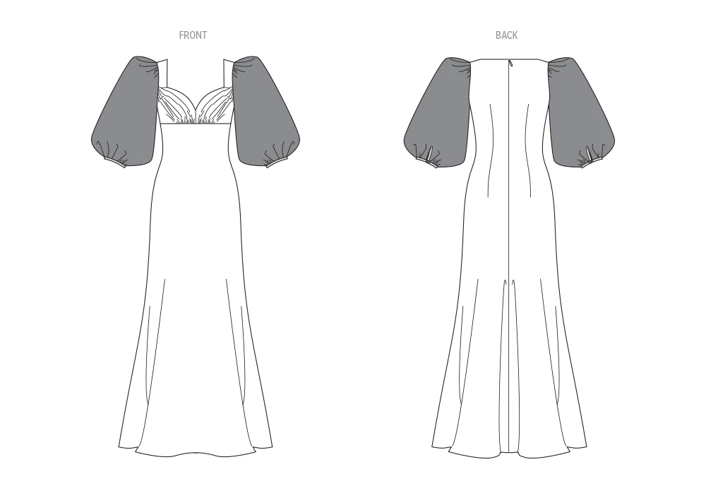 Vogue Patterns Misses' Dress by Badgley Mischka (PDF) 5 Vogue Patterns Misses' Dress by Badgley Mischka (PDF)