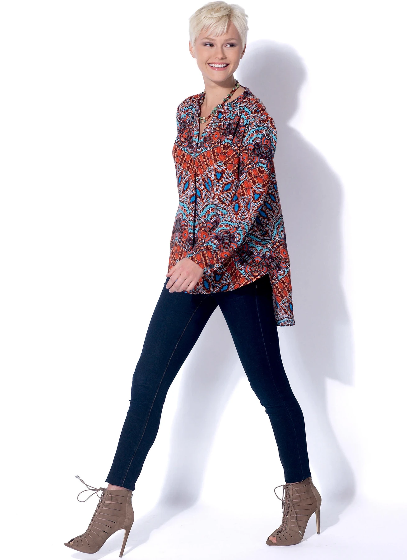 McCall's Sewing Pattern Misses' Half-Placket Tops and Tunic (PDF) 6 McCall's Sewing Pattern Misses' Half-Placket Tops and Tunic (PDF)