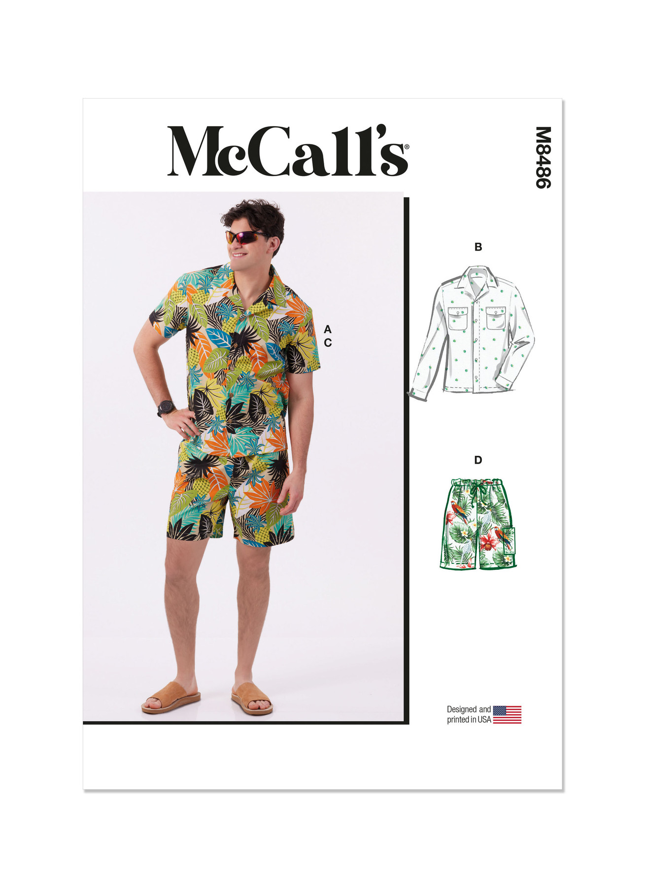 McCall's Sewing Pattern Men's Shirts and Shorts 1 McCall's Sewing Pattern Men's Shirts and Shorts