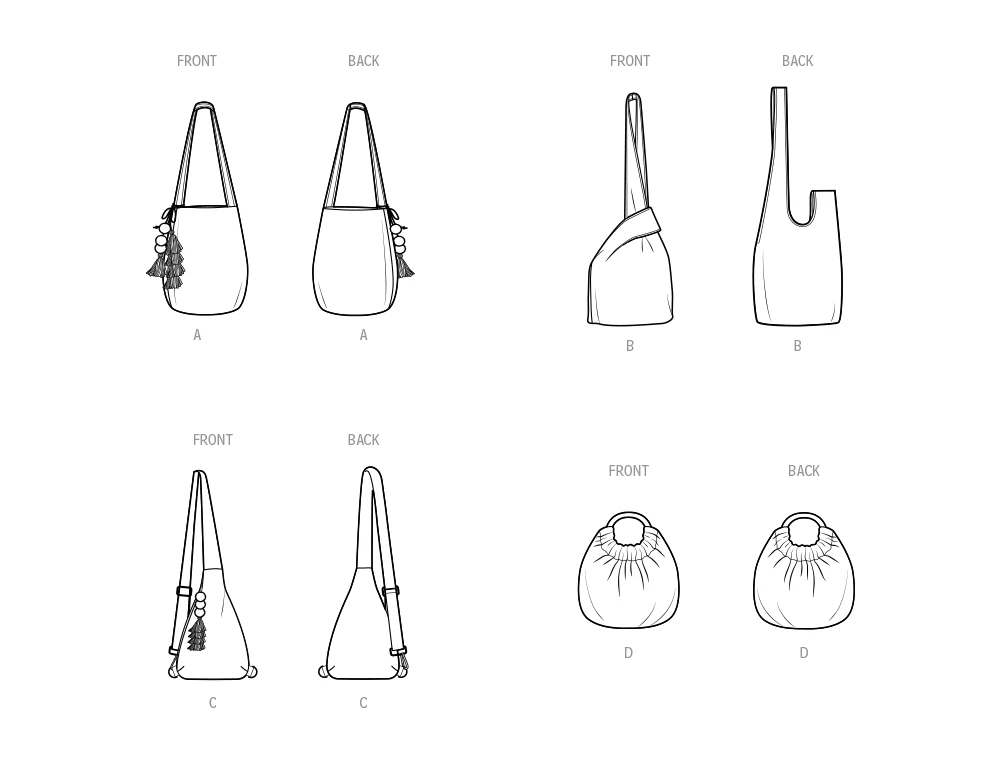 Simplicity Sewing Pattern Bags in Four Styles by Elaine Heigl Designs 7 Simplicity Sewing Pattern Bags in Four Styles by Elaine Heigl Designs