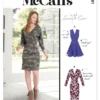 McCall's Sewing Pattern Misses' Dresses with Skirt and Sleeve Variations (PDF)