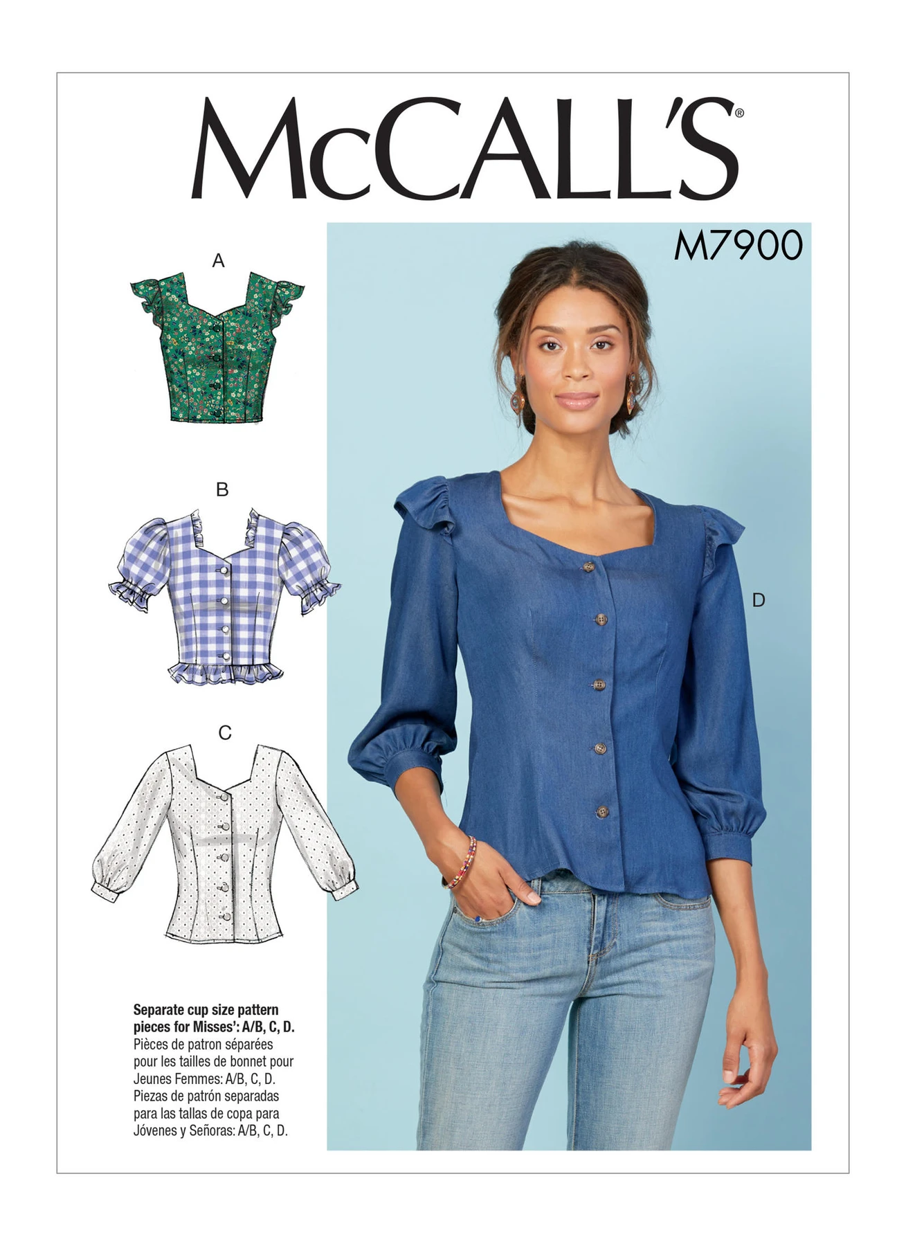 McCall's Sewing Pattern Misses' Tops (PDF) 1 McCall's Sewing Pattern Misses' Tops (PDF)