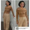Simplicity Sewing Pattern Misses' Off The Shoulder Knit Top and Woven Trousers by Mimi G Style (PDF) 25 Simplicity Sewing Pattern Misses' Off The Shoulder Knit Top and Woven Trousers by Mimi G Style (PDF)