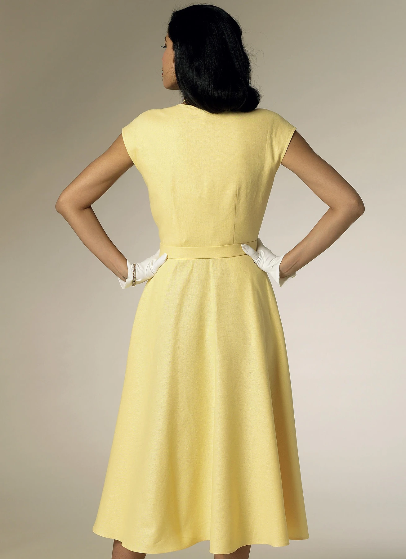 Butterick Sewing Pattern 1950s Misses' Pullover Wrap Dress and Belt 7 Butterick Sewing Pattern 1950s Misses' Pullover Wrap Dress and Belt