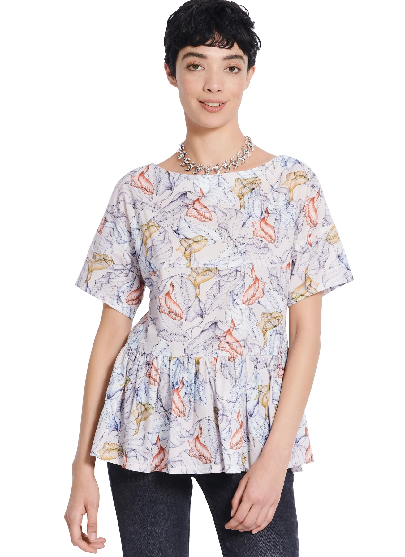 Burda Style Sewing Pattern 5856 Misses' Blouse (PDF)