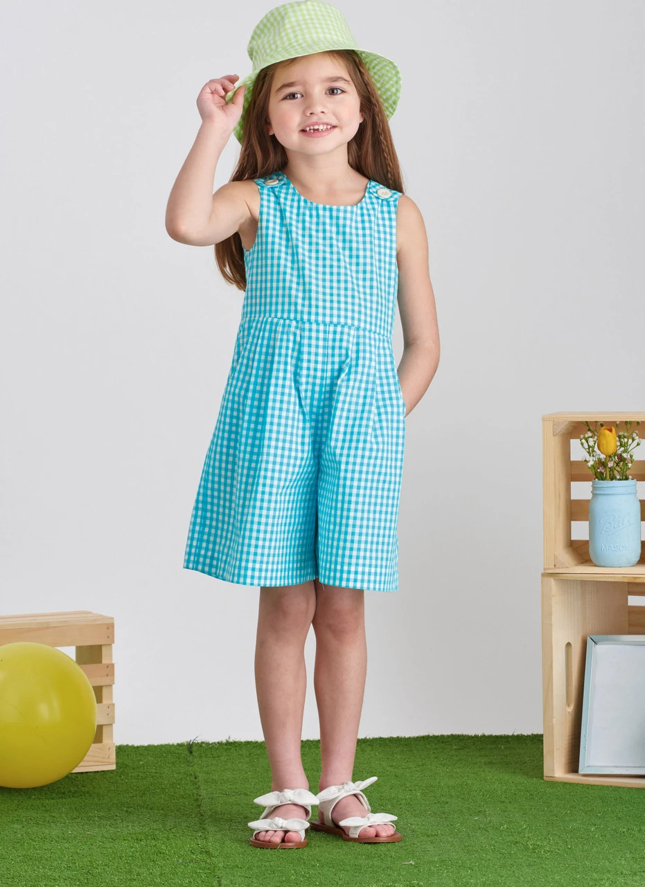 Simplicity Sewing Pattern Children's and Girls' Jumpsuit, Romper and Dress (PDF) 3 Simplicity Sewing Pattern Children's and Girls' Jumpsuit, Romper and Dress (PDF)