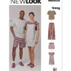New Look Sewing Pattern Unisex Sleepwear 15 New Look Sewing Pattern Unisex Sleepwear