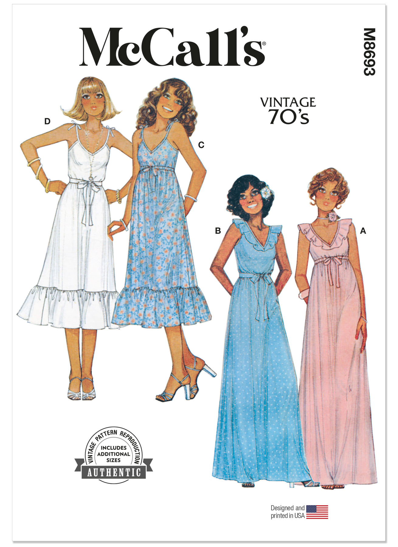 McCall's Sewing Pattern Misses' Dress in Two Lengths 1 McCall's Sewing Pattern Misses' Dress in Two Lengths