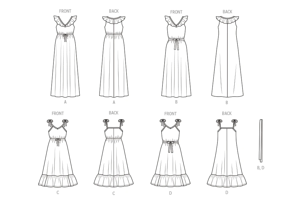 McCall's Sewing Pattern Misses' Dress in Two Lengths 7 McCall's Sewing Pattern Misses' Dress in Two Lengths