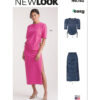 New Look Sewing Pattern Misses' Knit Top and Skirt 24 New Look Sewing Pattern Misses' Knit Top and Skirt