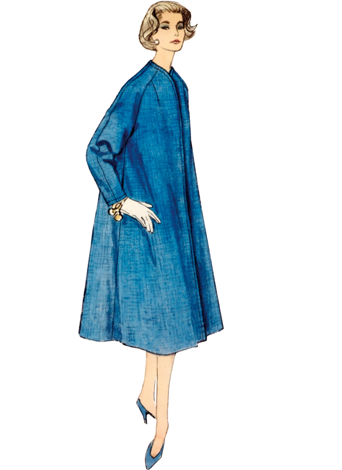 Simplicity Sewing Pattern 1950s Misses' Coat in Three Lengths 2 Simplicity Sewing Pattern 1950s Misses' Coat in Three Lengths
