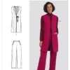 Simplicity Sewing Pattern Misses' & Women's Vest & Pants 14 Simplicity Sewing Pattern Misses' & Women's Vest & Pants
