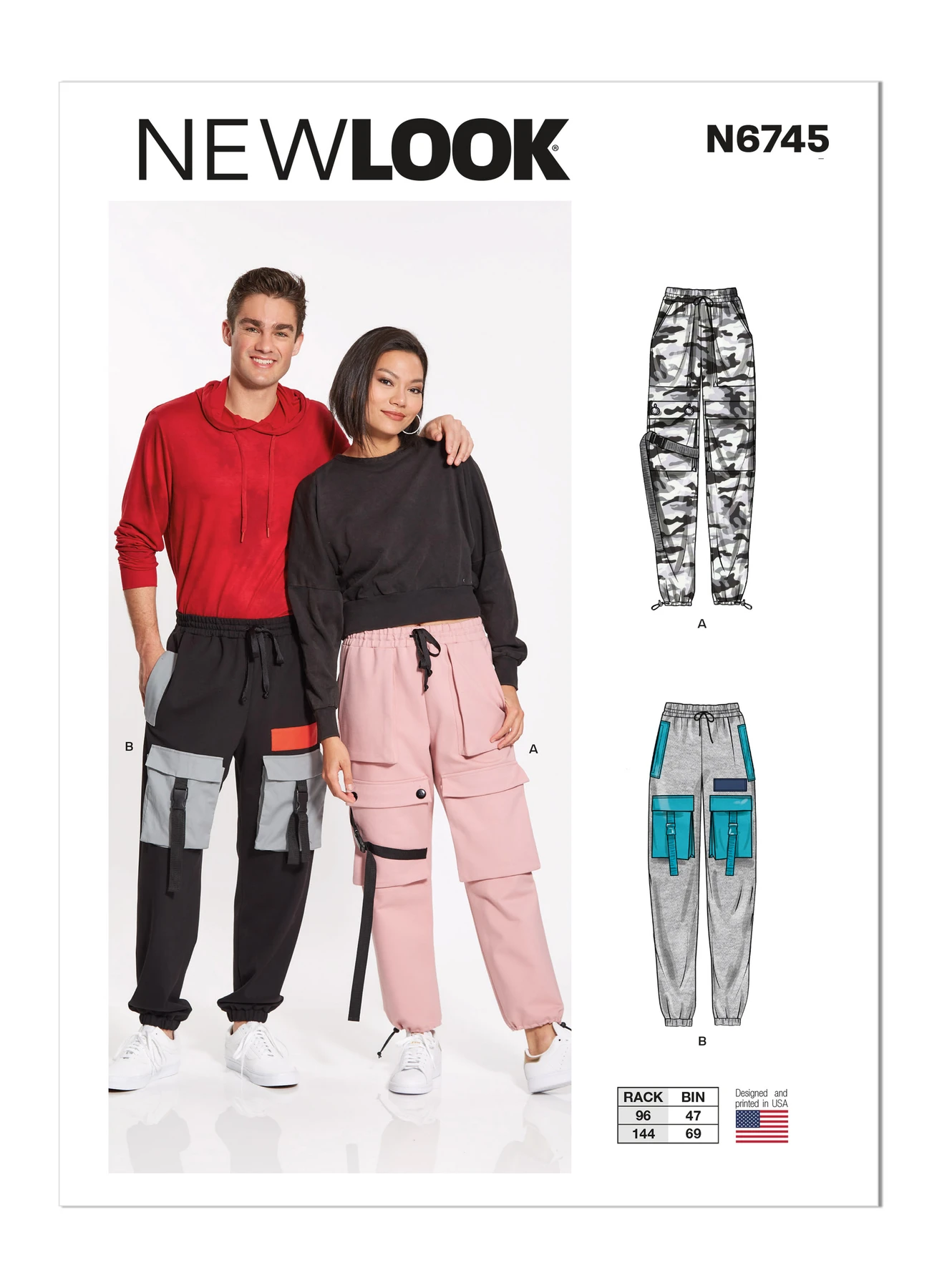 New Look Sewing Pattern Men's and Misses' Cargo Pants 1 New Look Sewing Pattern Men's and Misses' Cargo Pants